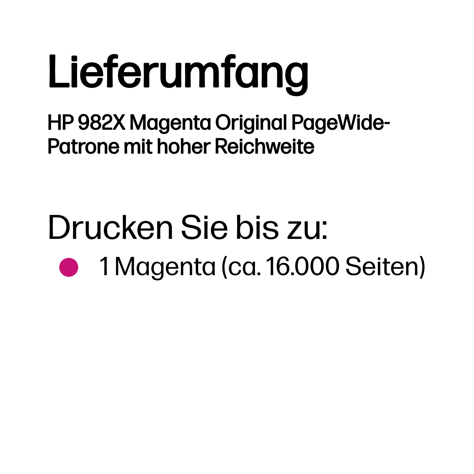 HP 982X(T0B28A) magenta Druckerpatrone