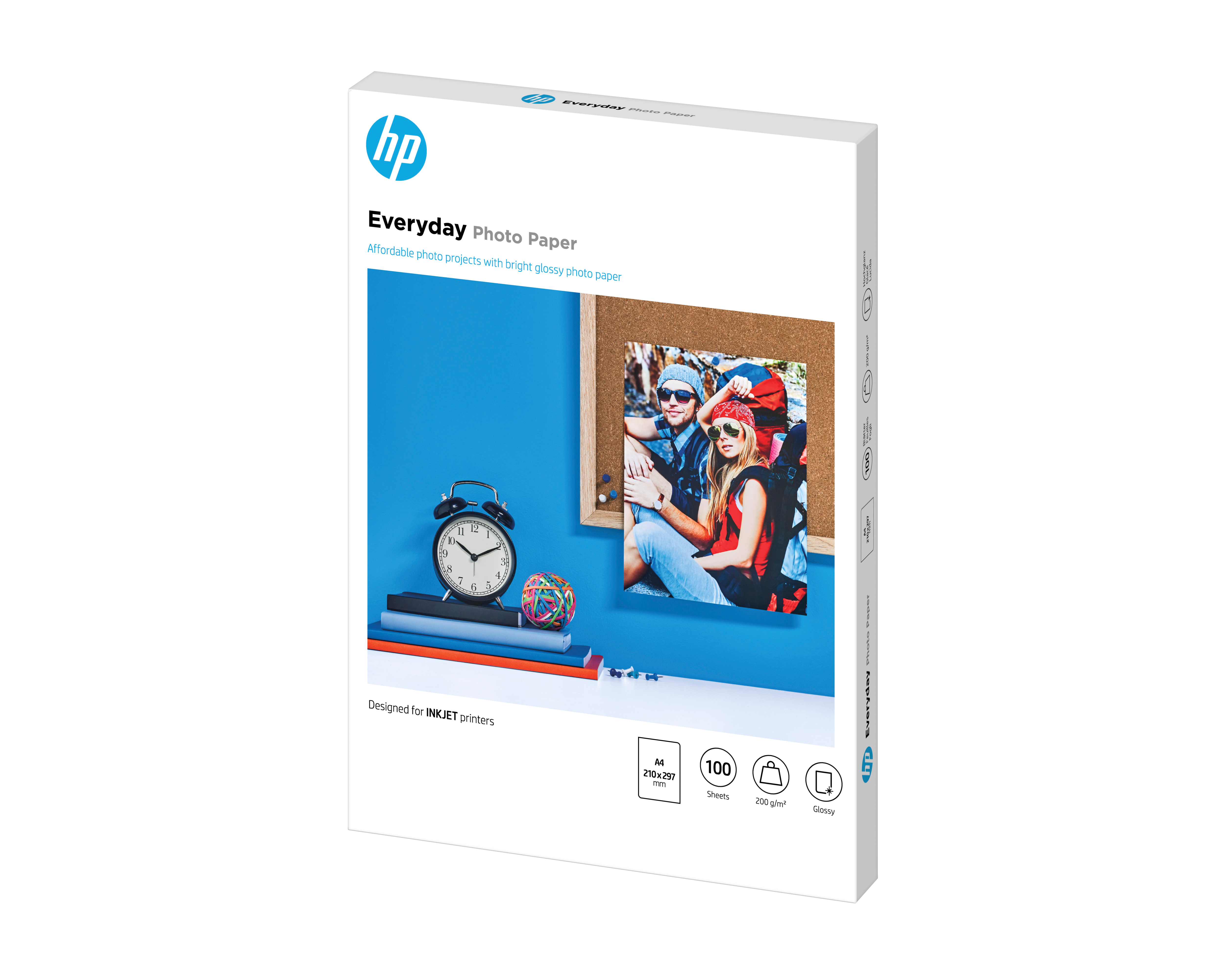 HP original Q2510A Semi-glossy photo paper Ink cartridge 200g/m2 A4 100 sheets 1-pack