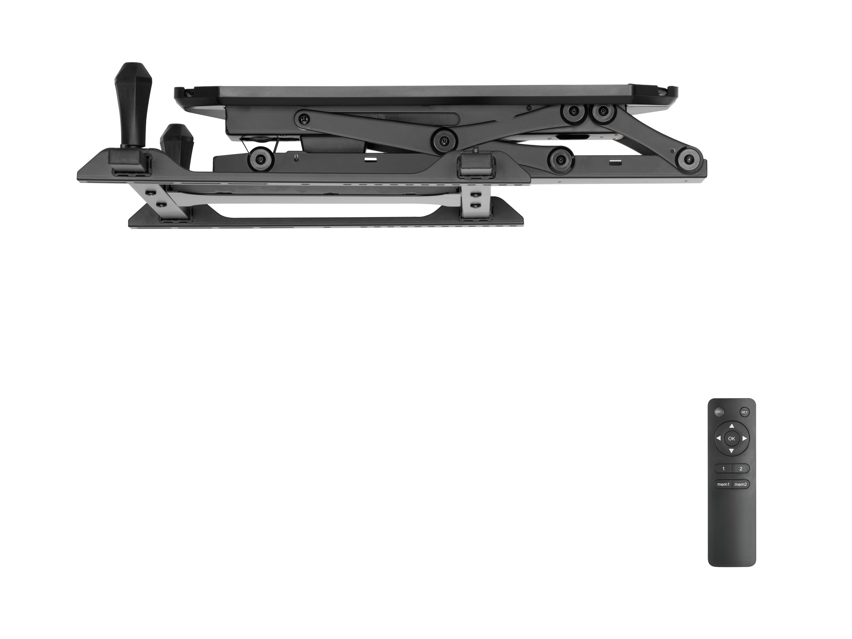 Equip Deckenhalterung 32-70/1TFT 35Kg elektr.+Fernb. sw lite Retail