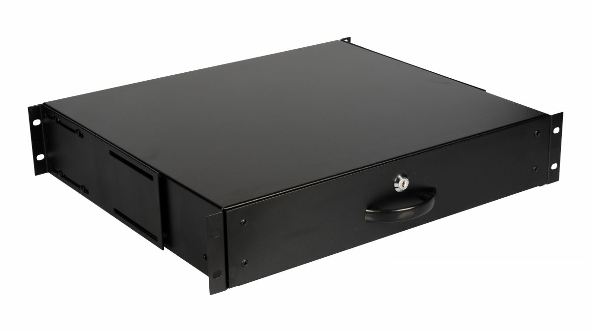 Equip 19 Schublade für Serverschränke abschl. 2U RAL9005