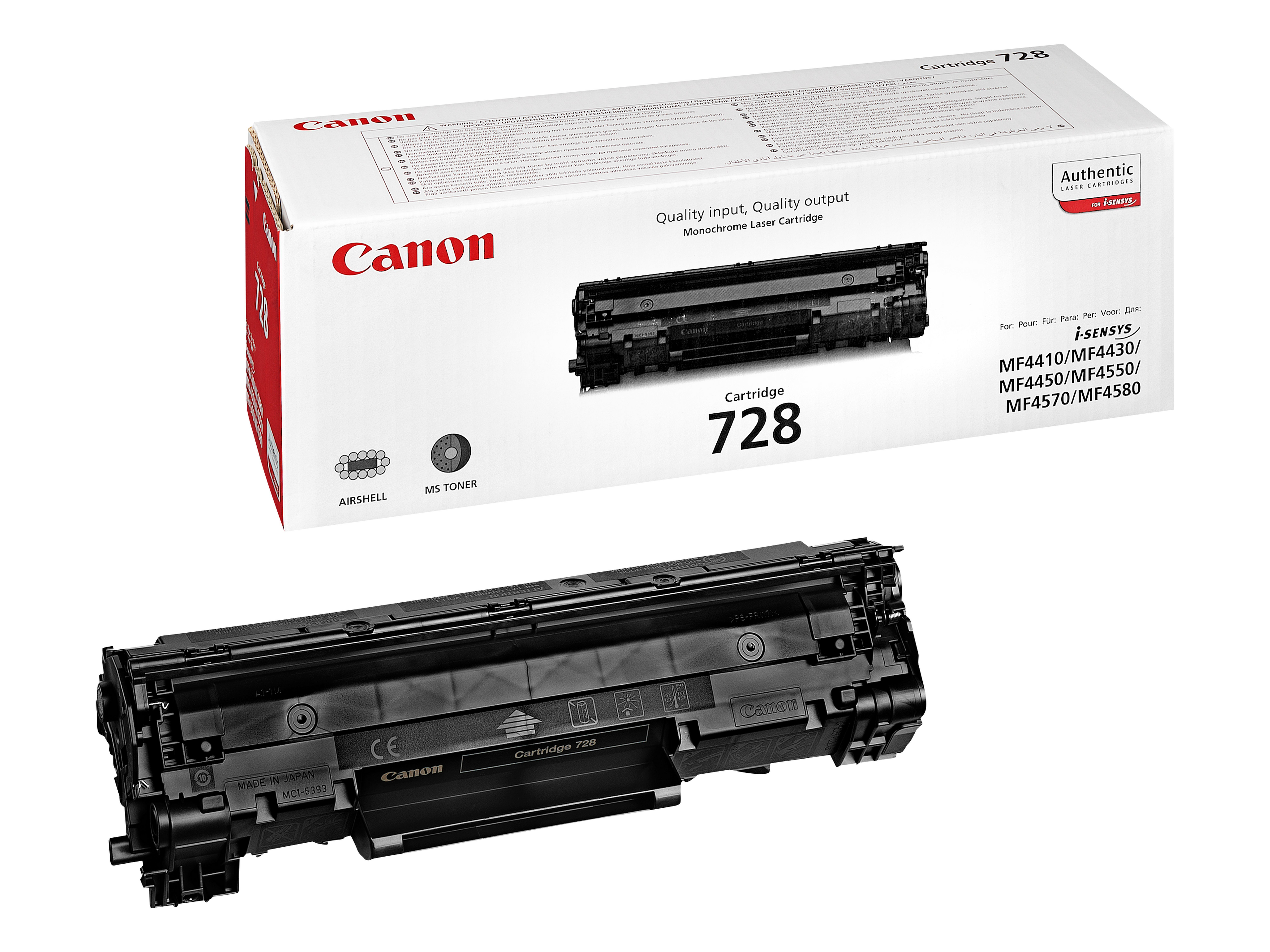 Toner Canon 728 BK black 2100 Seiten