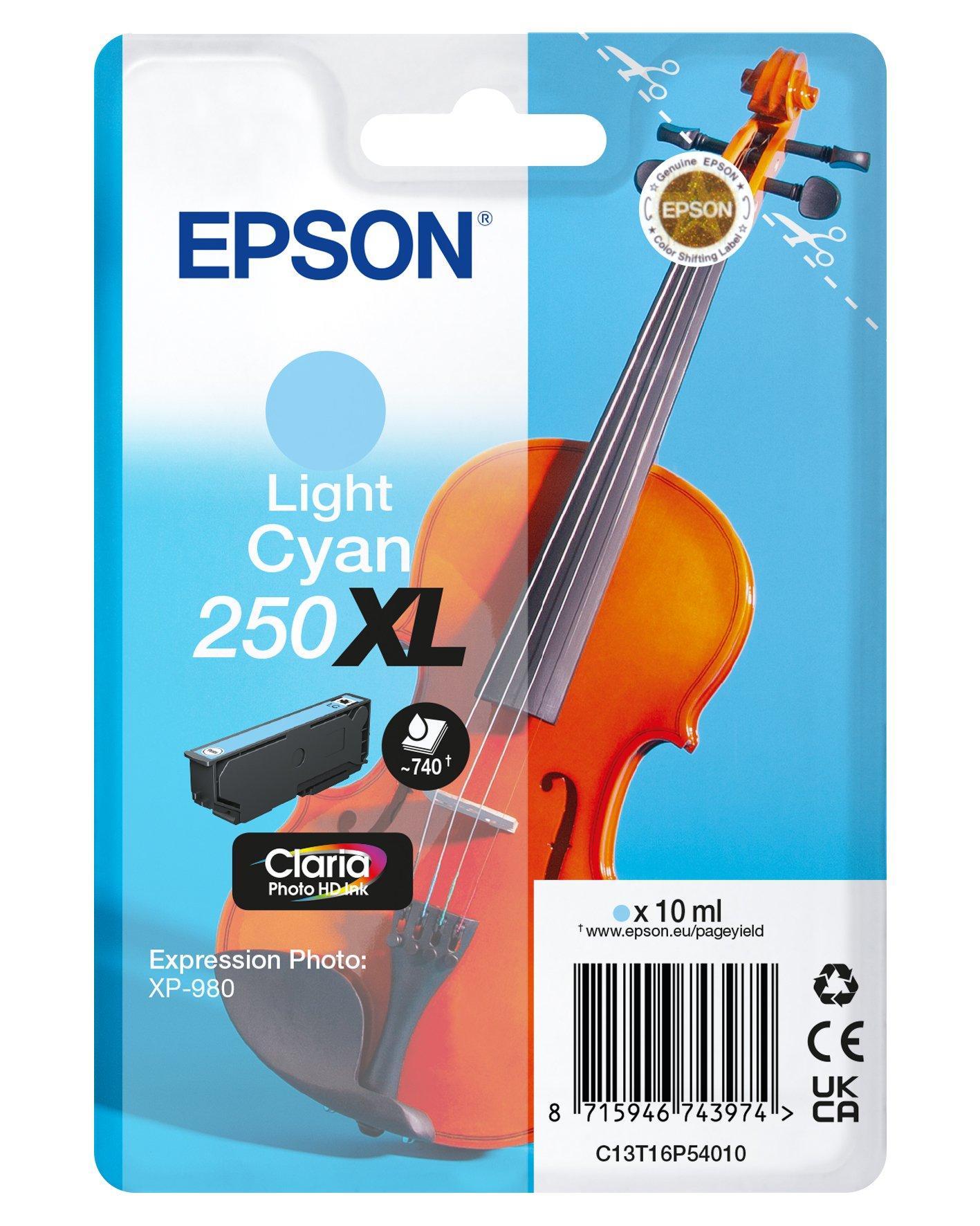 EPSON 250XL (Violine) light cyan Druckerpatrone