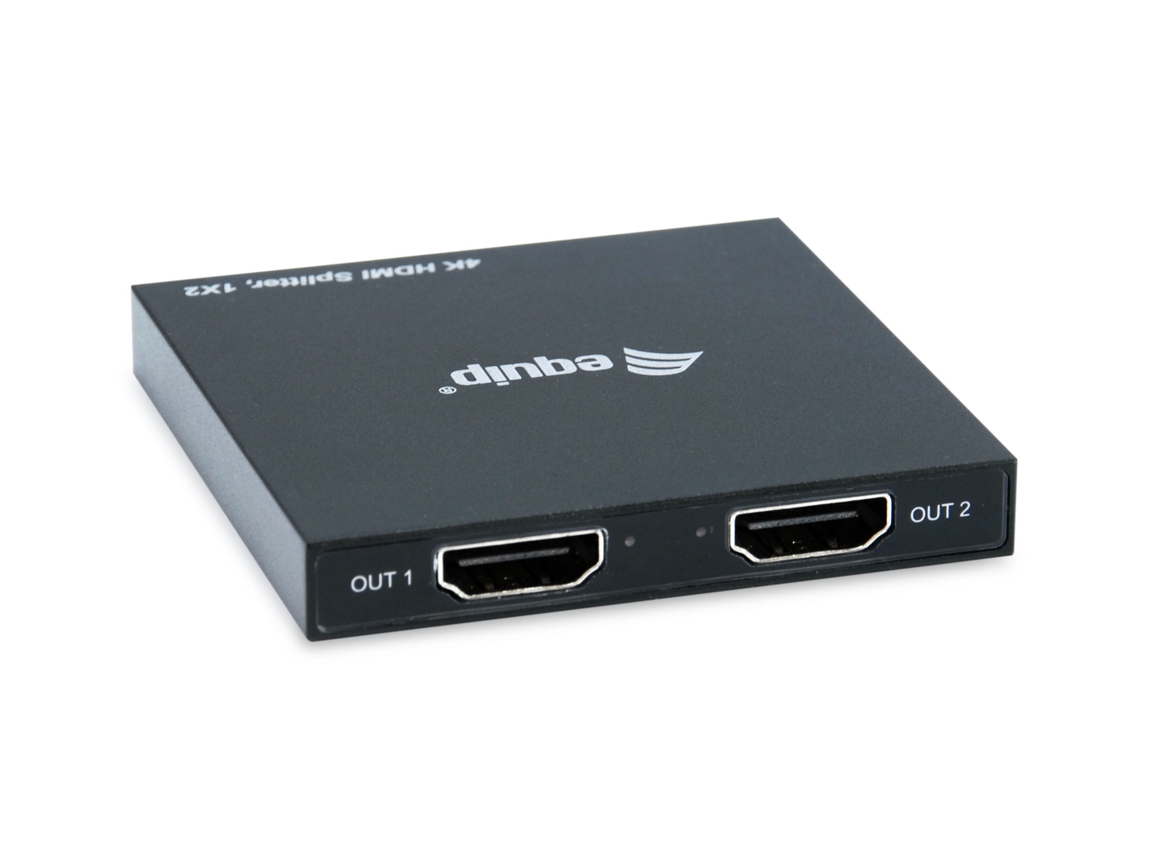 Equip HDMI1.4 2-Port Splitter Ultra Slim 4K/ 30Hz schwarz EndlessOS