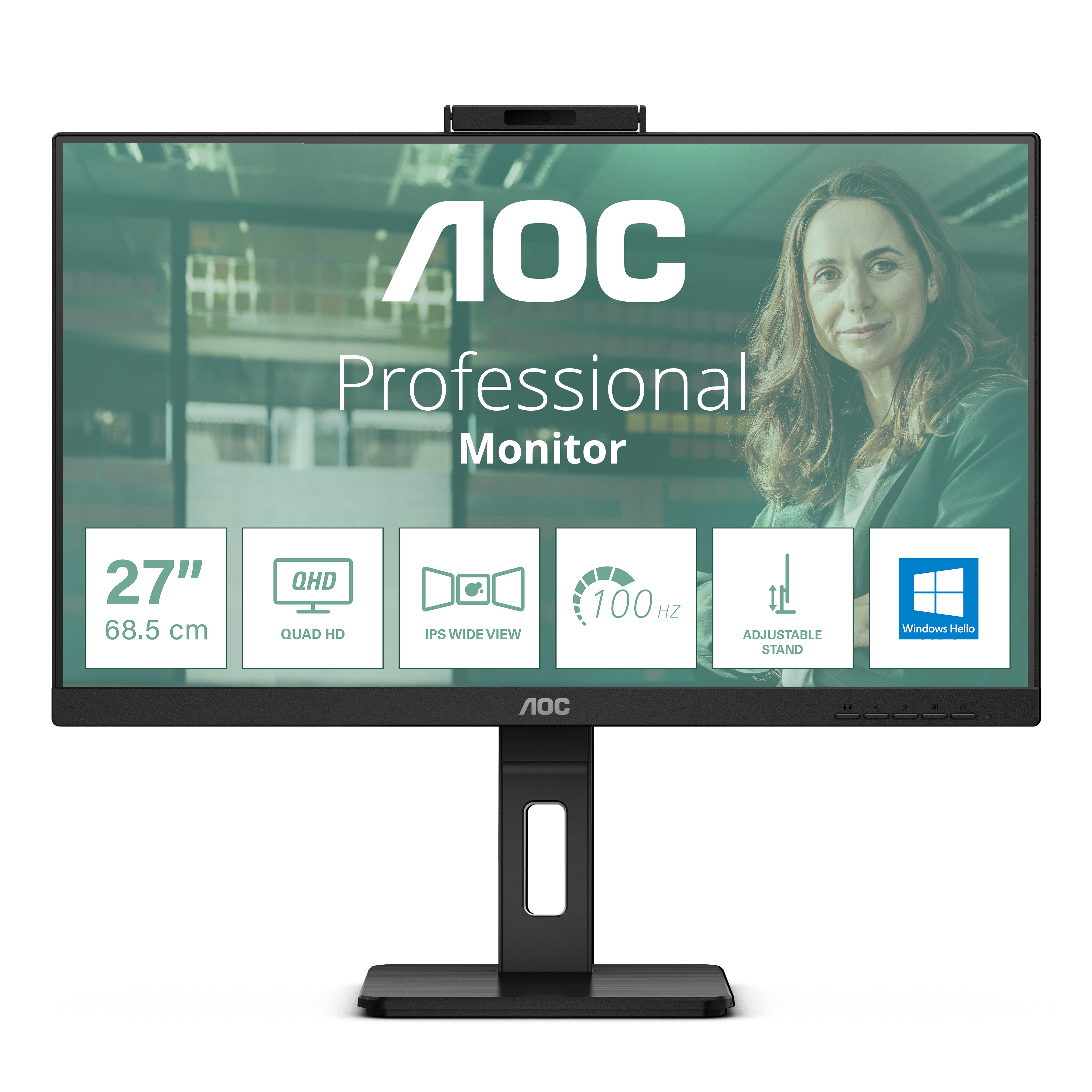 Q27P3CW 27IN IPS 2560X1440 16:9 4MS BLACK