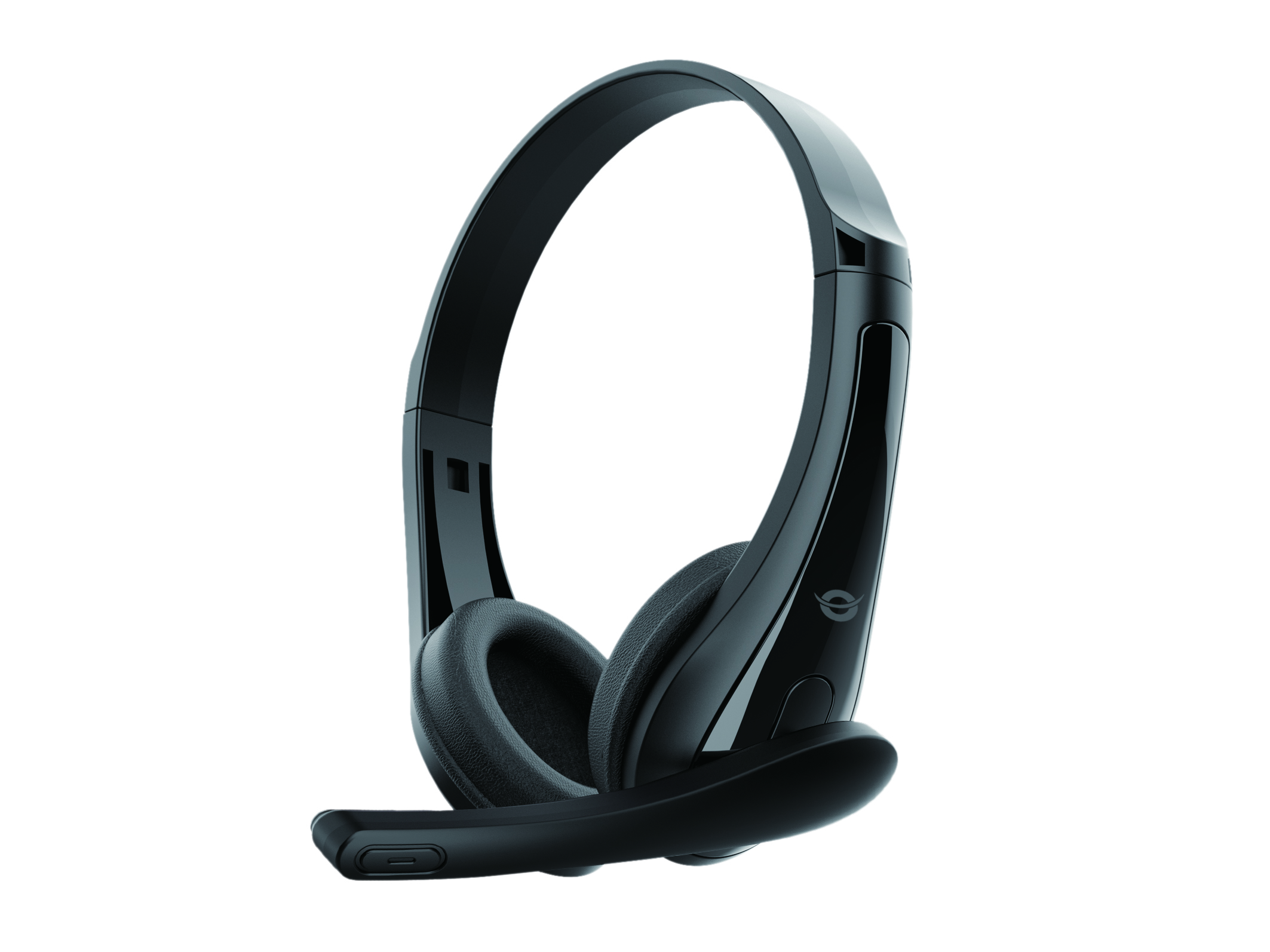 CONCEPTRONIC Headset Stereo AUX/Mikro/Bedien. 1.80m sw