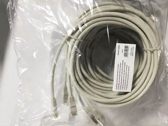 Equip Patchkabel Cat6A 5x S/FTP 2xRJ45 5.00m grau Plat