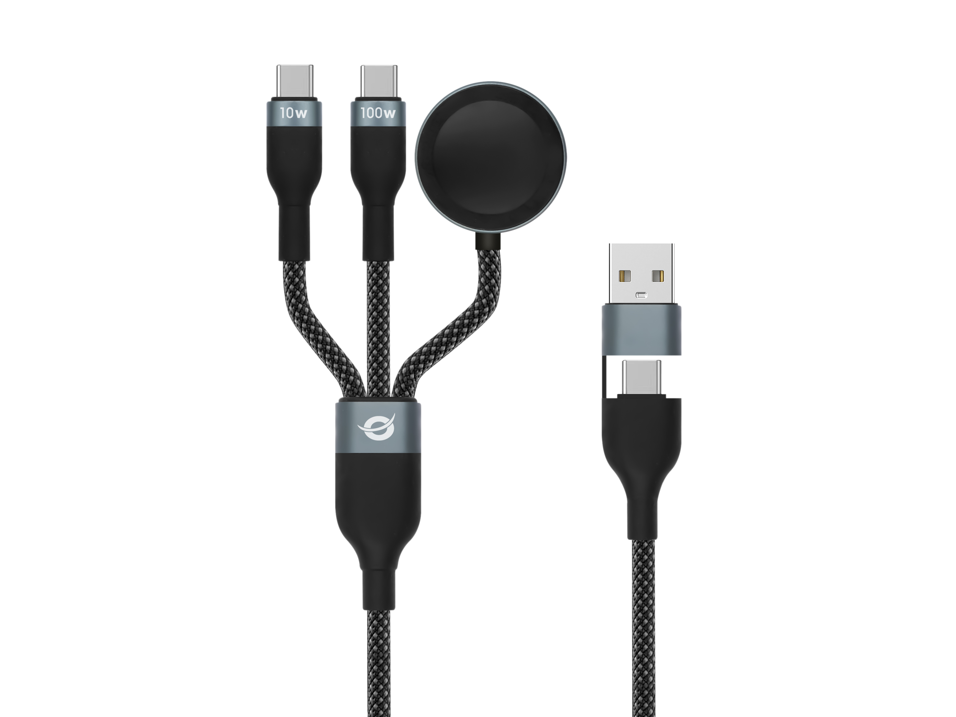 CONCEPTRONIC Kabel USB-C/-A2.0->USB-C/AWC/PD 480Mbs 1.50m sw