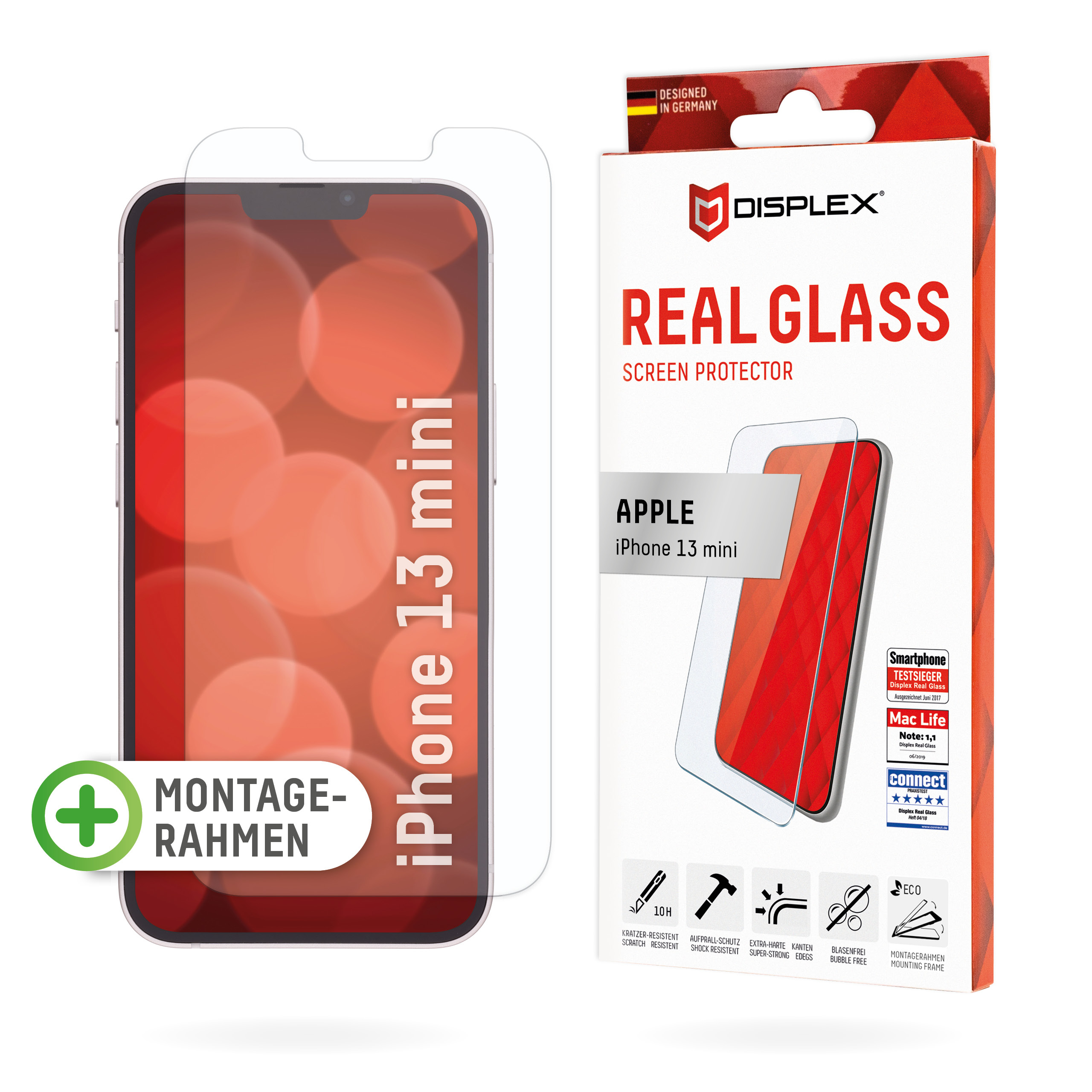 DISPLEX REAL GLASS CLEAR F/ APPLE IPHONE 13 MINI
