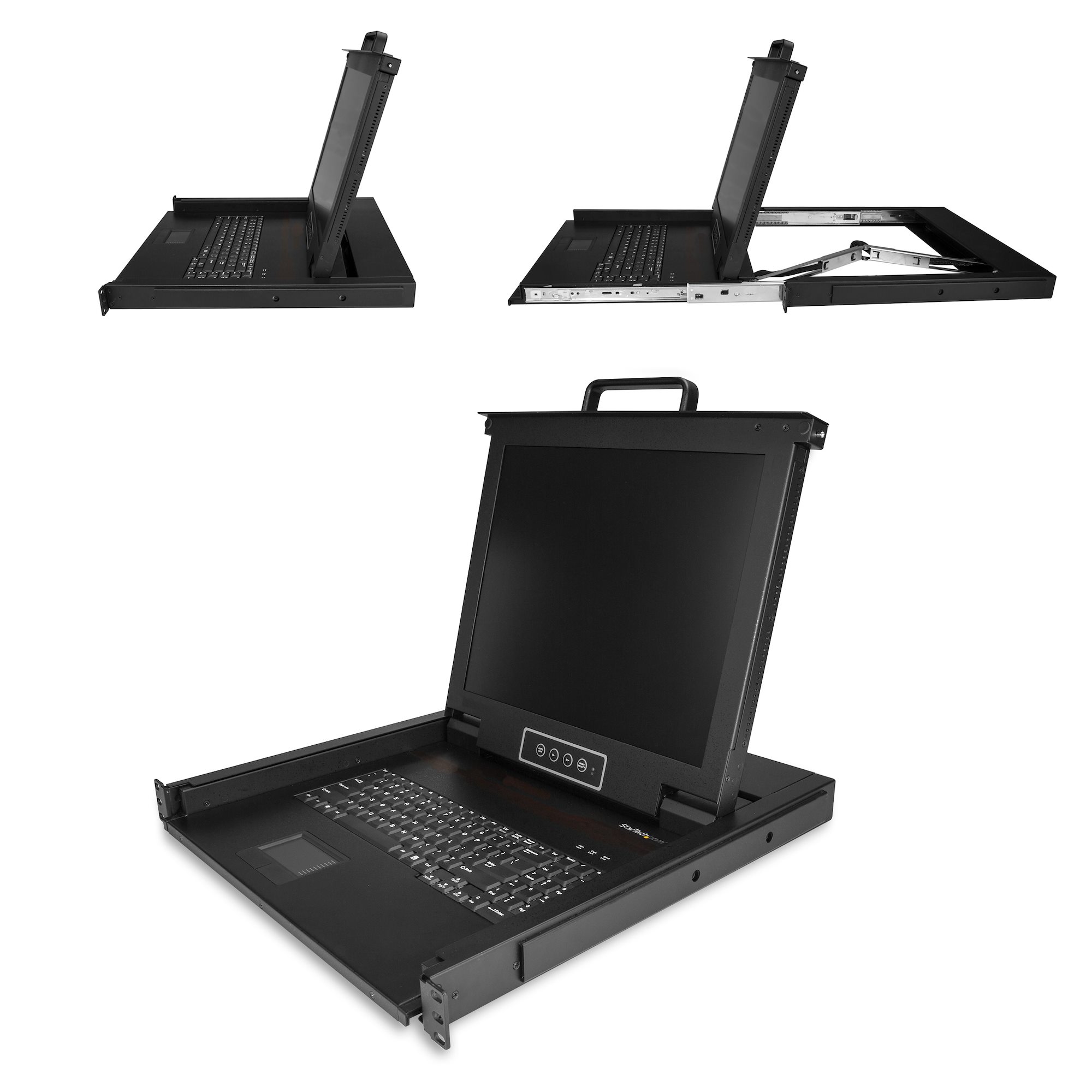 1U SINGLE SERVER KVM CONSOLE 17IN LCD-MOUNT PARTS/CABLE INCL