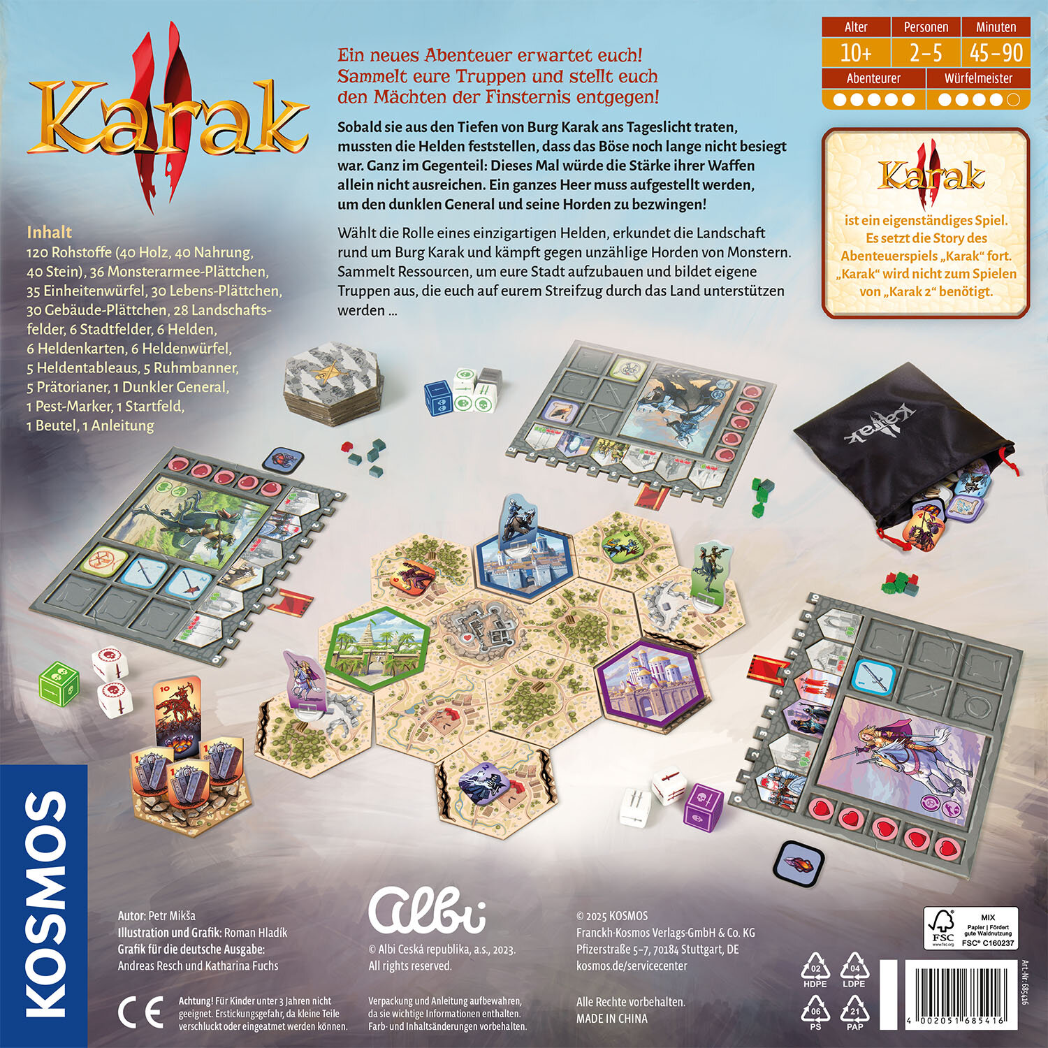 Karak 2, Brettspiel