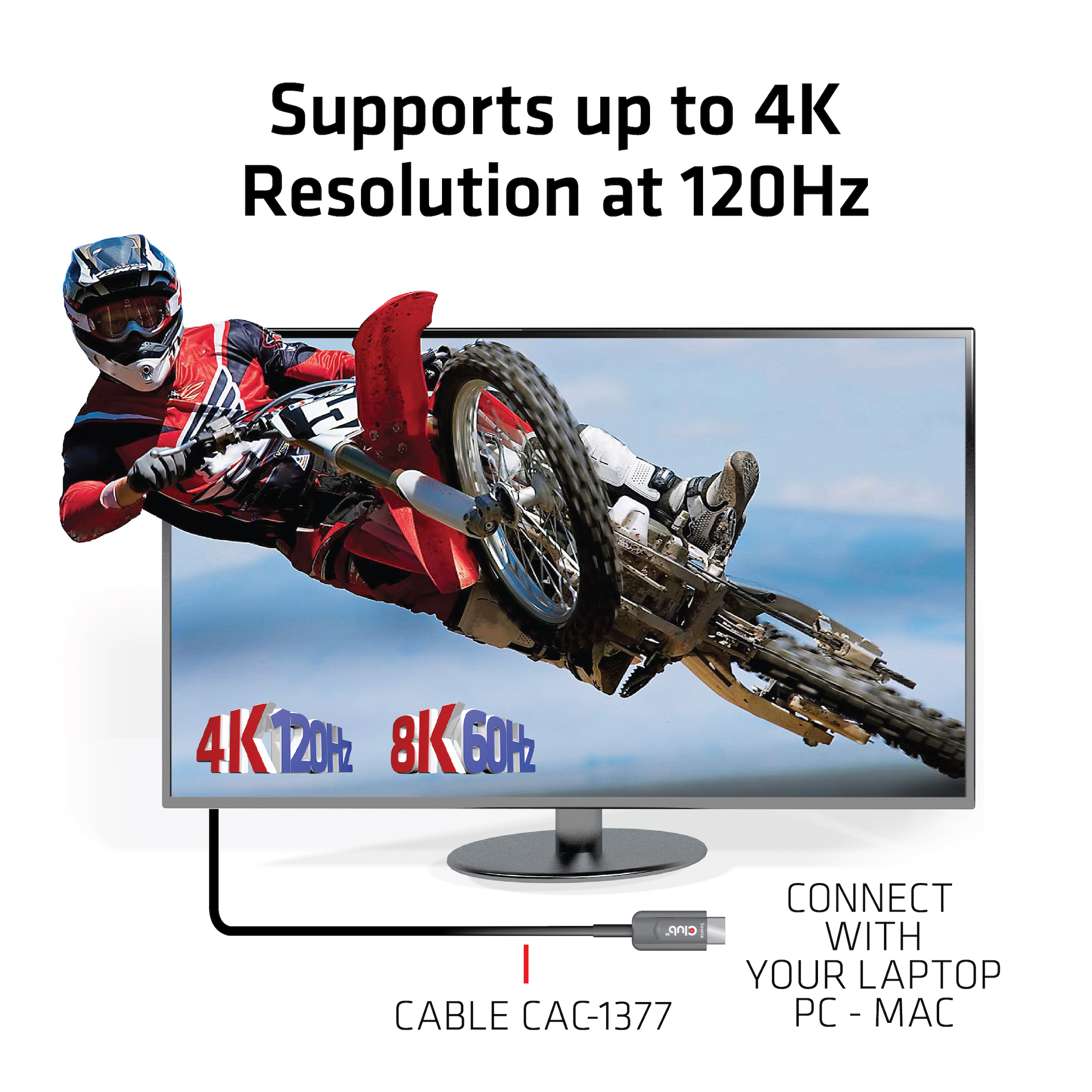 Club3D HDMI-Kabel A -> A 2.1 aktiv opt. 8K60Hz UHD 15 Meter retail