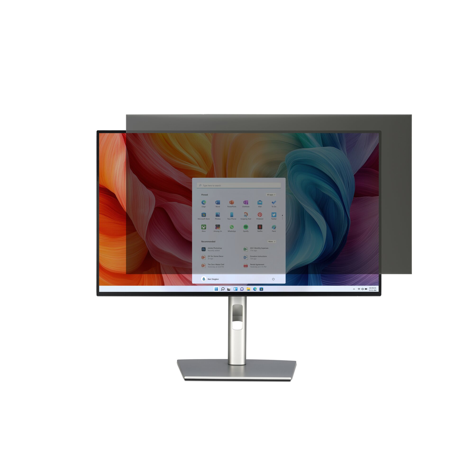 Kensington High Clarity Display-Blickschutzfolie für 60,5 cm (23,8 Zoll)