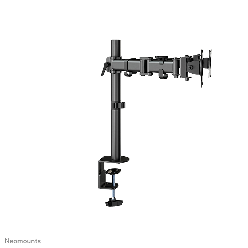 NEOMOUNTS Monitor Dual Deskmount Tischhalter 25-68,6cm 10-27Zoll 2x8kg Höhe 0-40cm Neigen Rotieren Schwenken schwarz