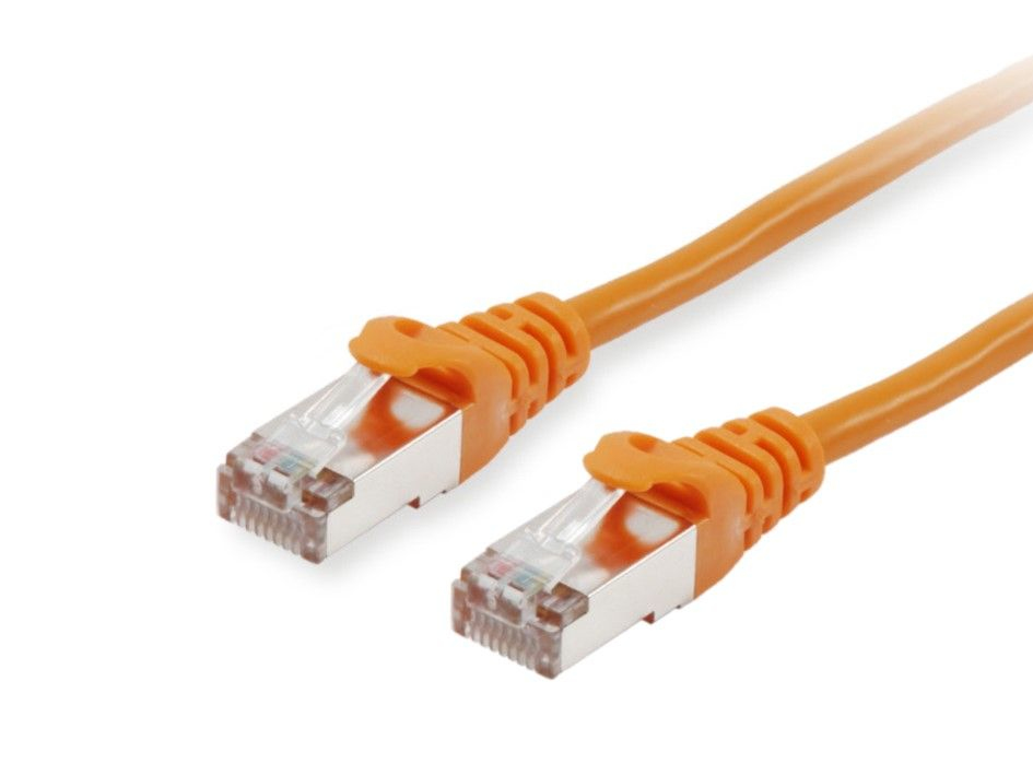 equip CU Patchkabel S/FTP 2xRJ45 Cat.6 orange 0,25