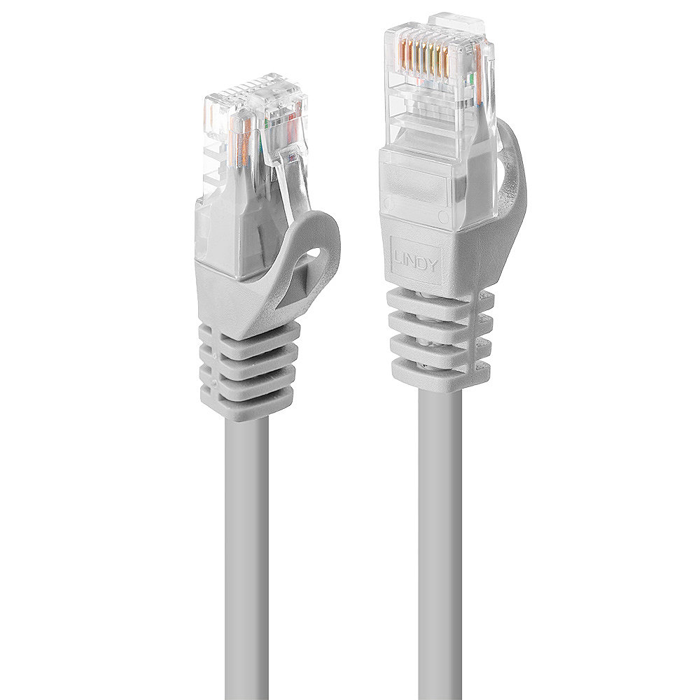 1M CAT.6 U/UTP GRAU NETZWERKKABEL