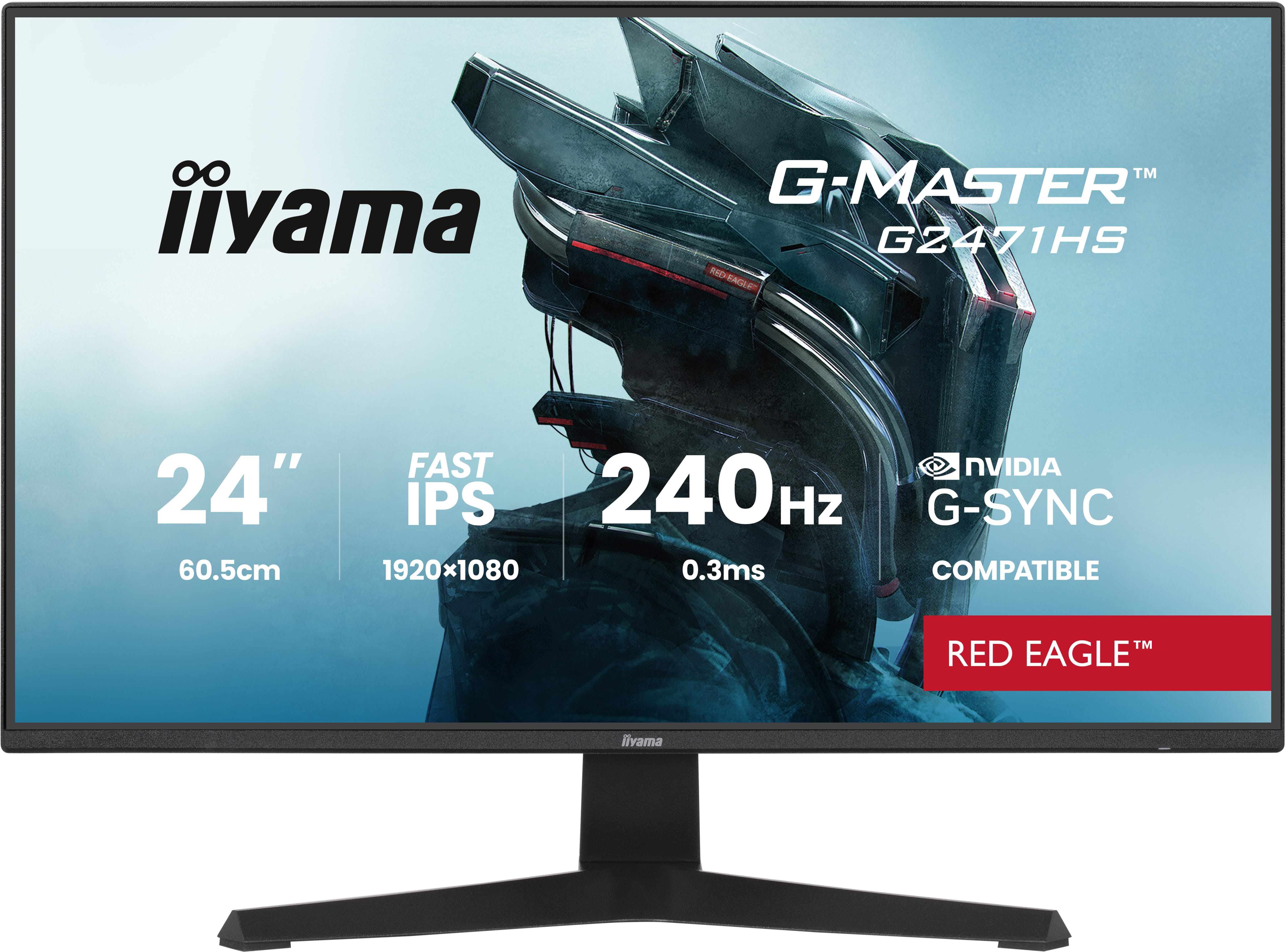 IIYAMA 60.5cm (24) G2471HS-B1 16:9 2xHDMI+DP IPS black