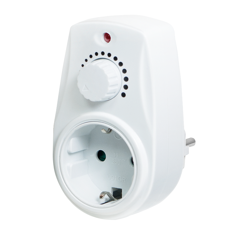 Logilink Steckdosenadapter mit Dimmer weiß