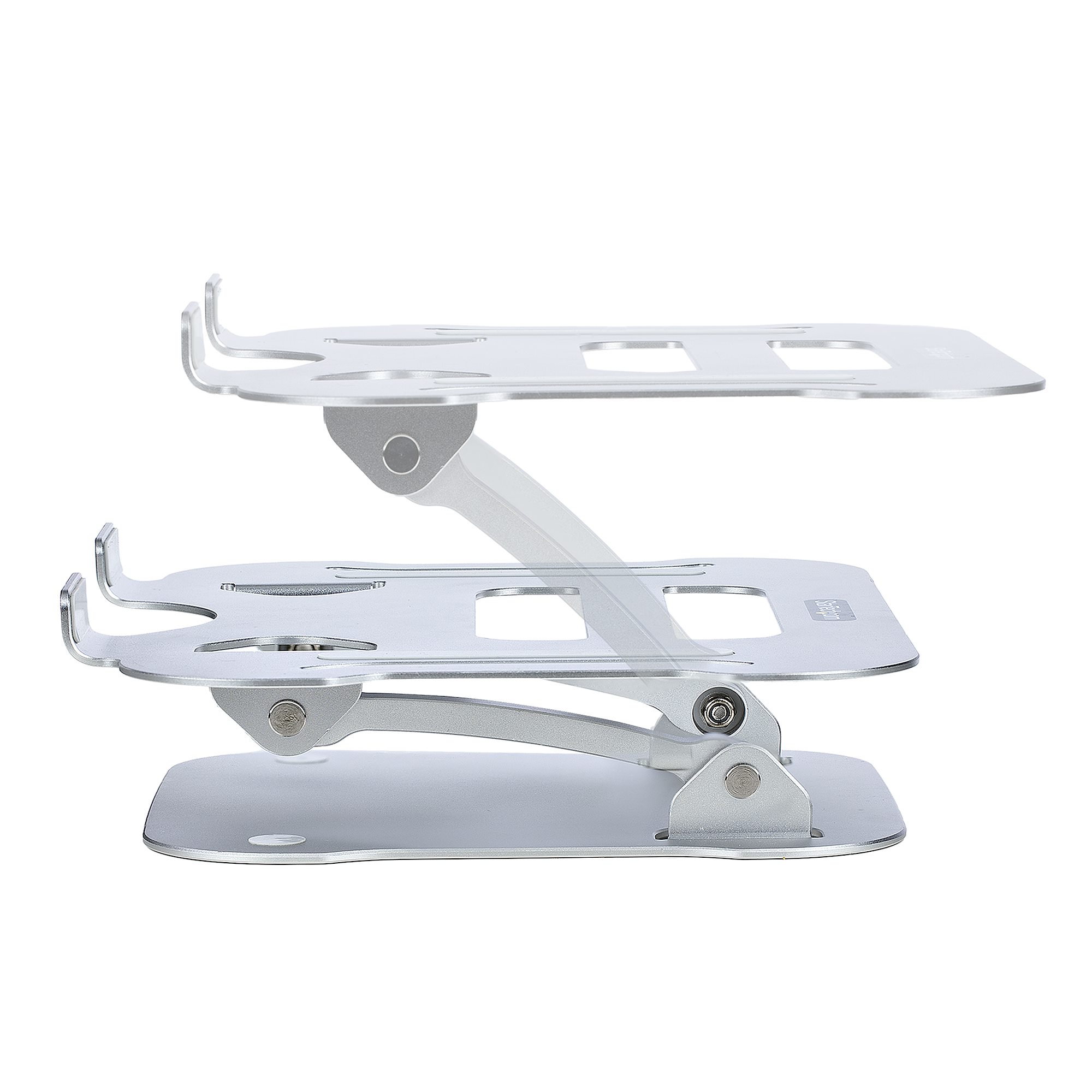 STARTECH.COM Tisch Laptopständer - Laptoperhöhung aus Aluminium Mobil - Tragkraft 10kg - Laptophalterung Höhenverstellbar