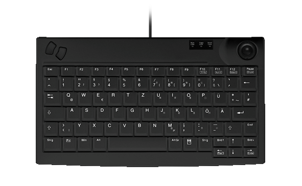 Contour ACTIVE KEY Industry 4.0 Mini Trackball Keyboard USB