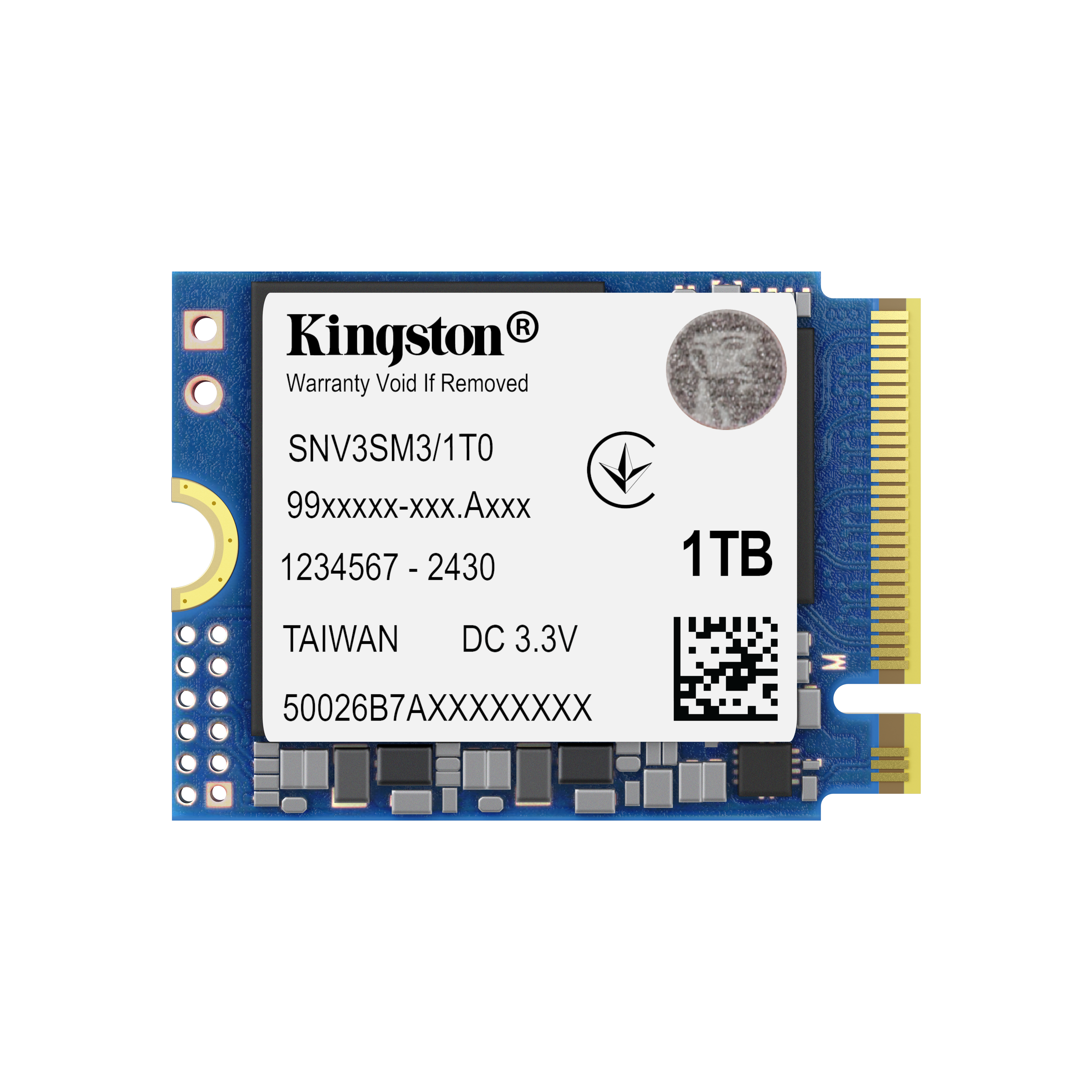 KINGSTON 1000GB NV3 M.2 2230 PCIe 4.0 NVMe SSD