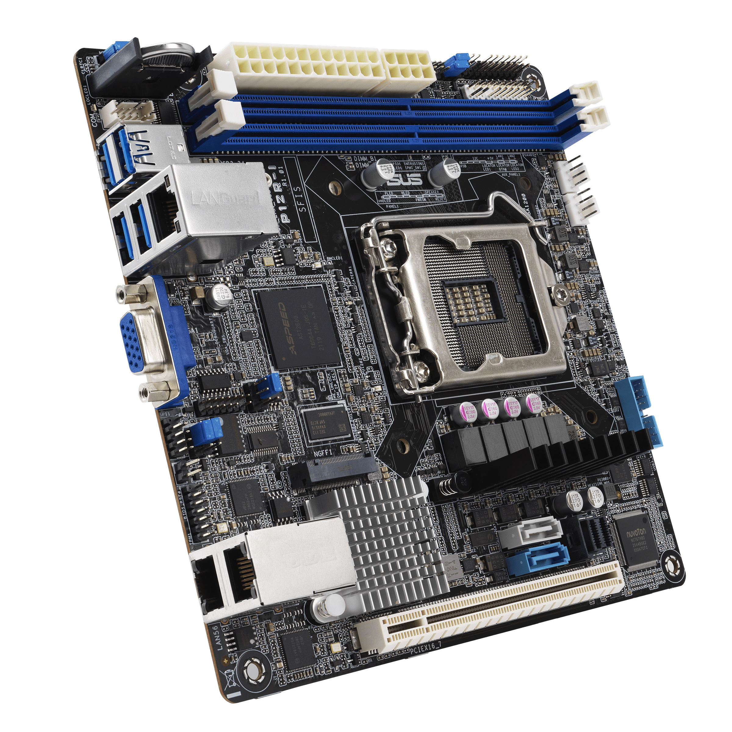 ASUS P12R-I/AMSB10 LGA1200 mini ITX Server MB 2xDDR4 1xm.2 6xSATA