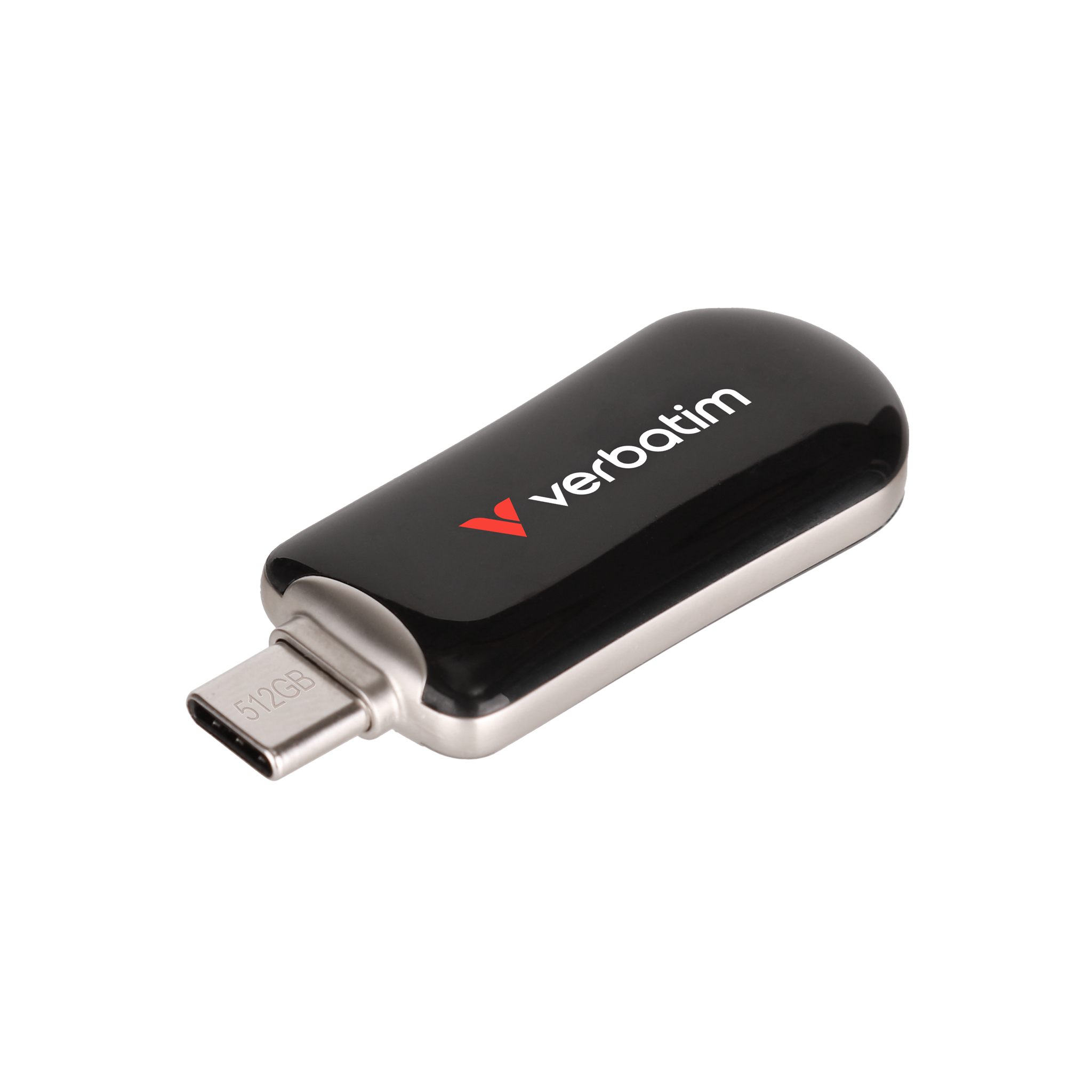 Verbatim Plectra Black 512GB USB-C Flash Drive 302
