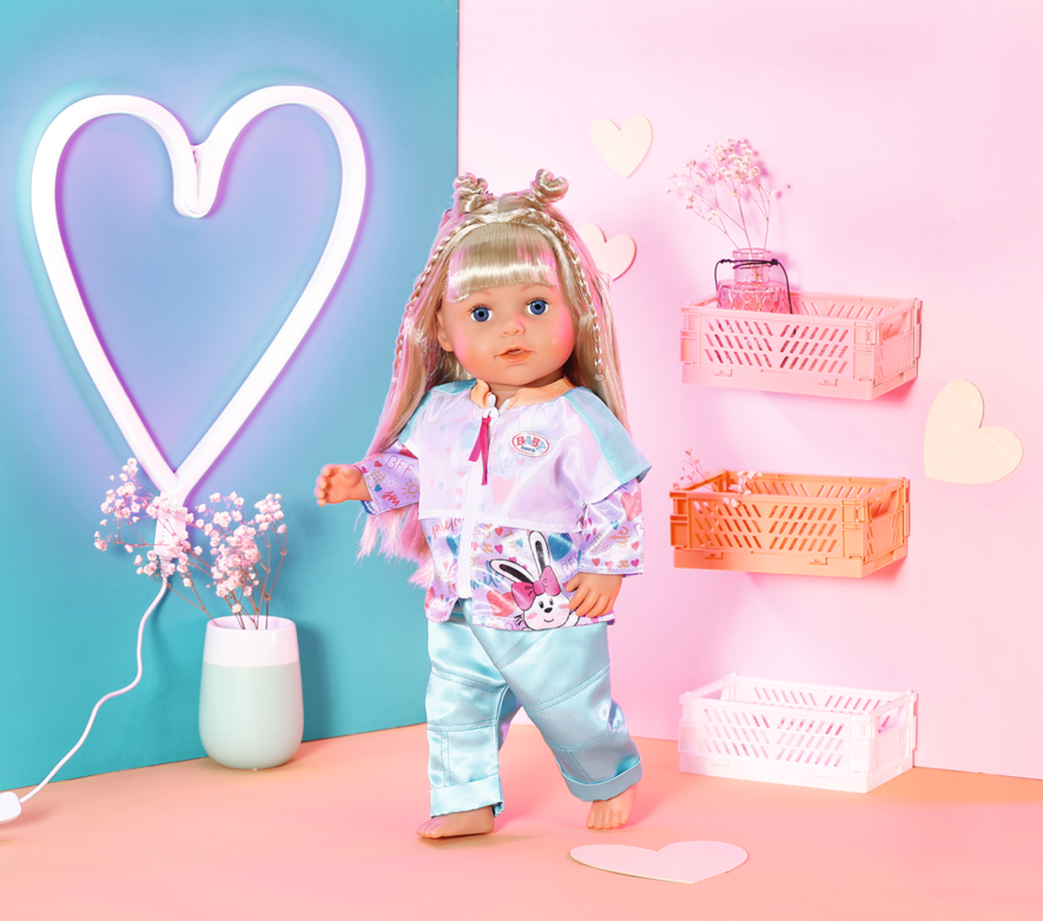 BABY born® Freizeitanzug Aqua 43cm, Puppenzubehör
