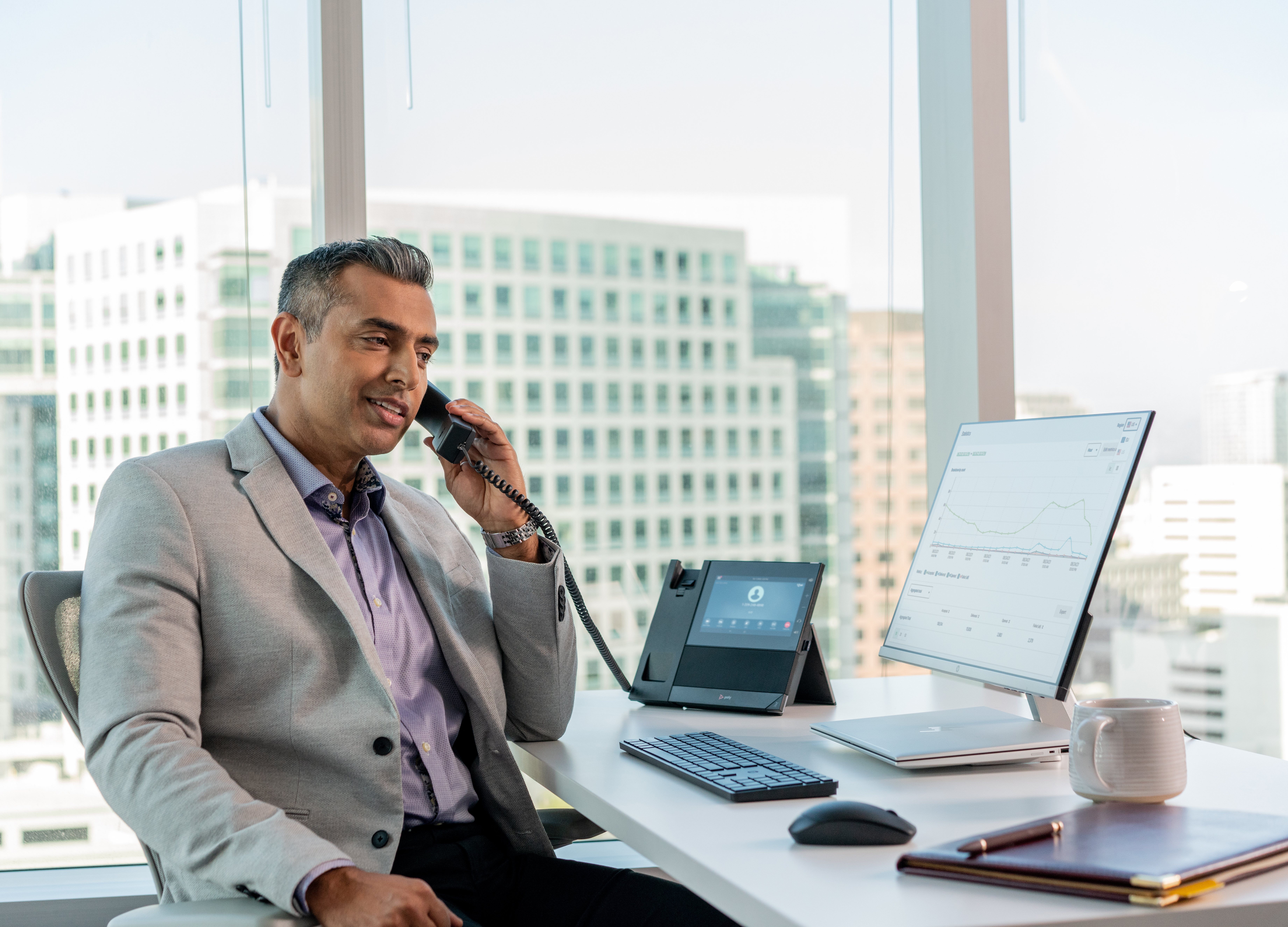 HP Poly CCX 600 Business Media Phone for Microsoft Teams and PoE-enabled