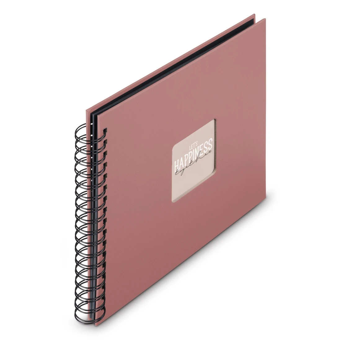 hama Fotoalbum Fine Art neutral 28,0 x 24,0 cm, 50 schwarze Seiten