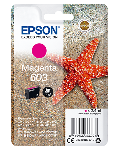 EPSON 1LB Singlepack Magenta 603 Ink w/s