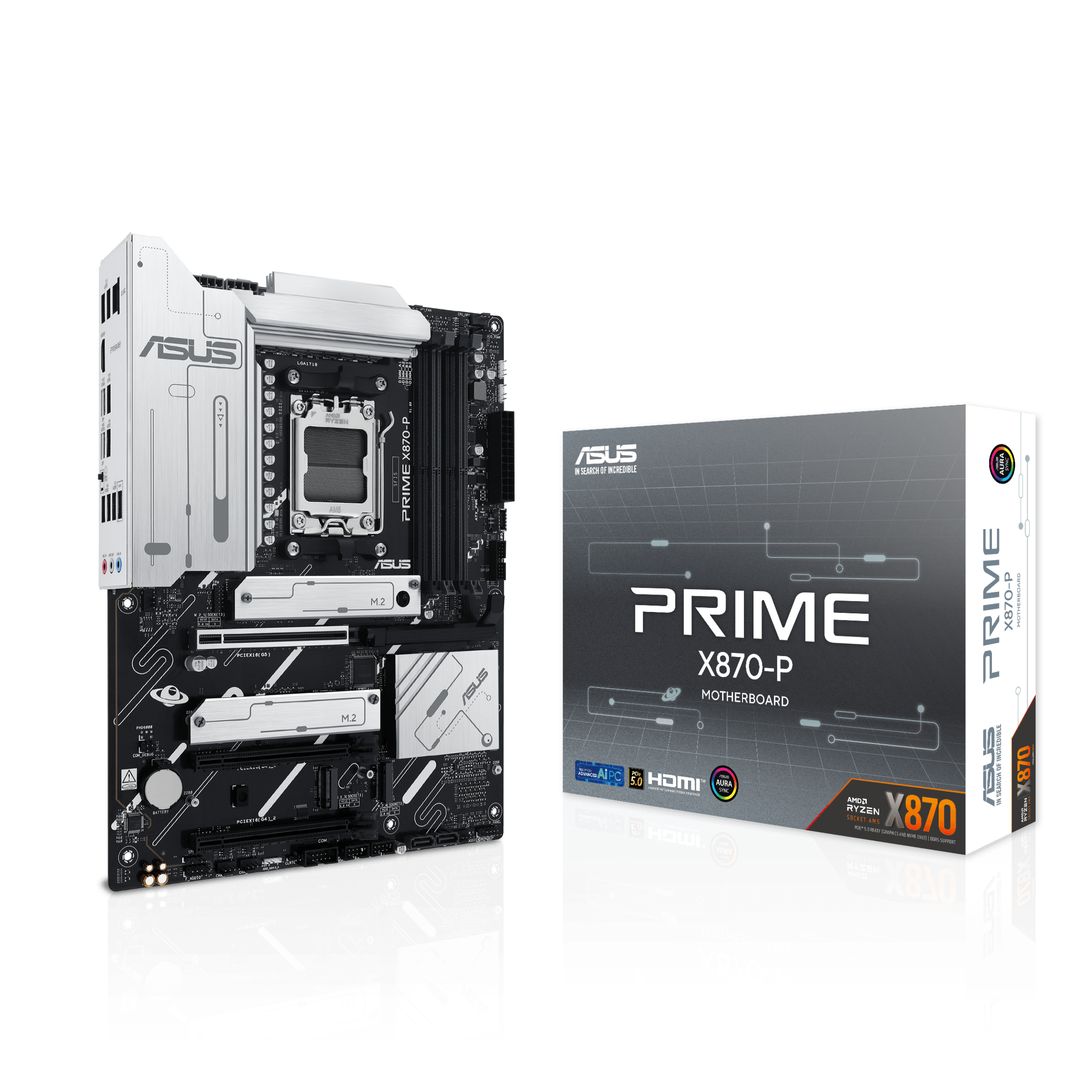 ASUS PRIME X870-P AM5 DDR5 ATX MB