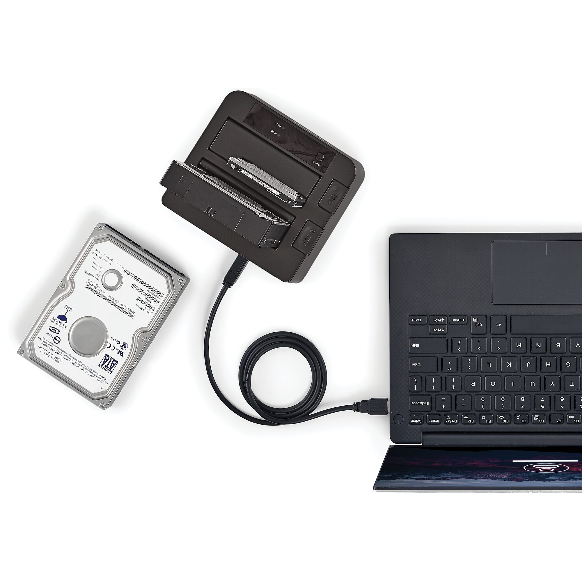 STARTECH.COM USB 3.1 (10 Gbit/s) Dual-bay Festplatten Dockingstation für 2,5 Zoll / 3,5 Zoll SATA SSD / HDD