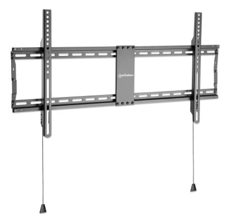 MANHATTAN Ultraflache TV-Wandhalterung Für Bildschirme von 109,22 bis 254cm von 43 bis 100Zoll und bis zu 70kg extraflache Bauform