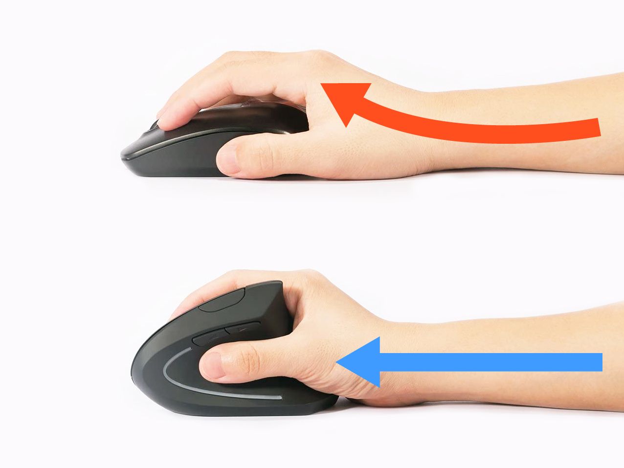 Equip Ergonomische Maus USB-A Stick Rechts schwarz