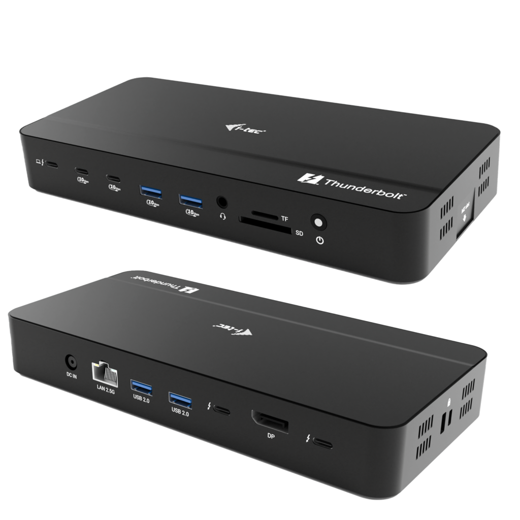I-TEC THUNDERBOLT 5 DOCK 3X LCD M.2 SLOT 2.5 GLAN PD 140W
