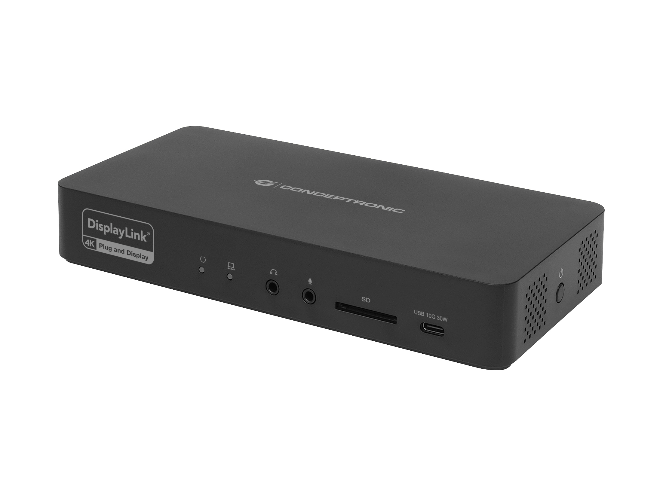 CONCEPTRONIC 17-1 Dock USB-C->HDMI/DP/GbE/3xUSB-C/+ 135W sw