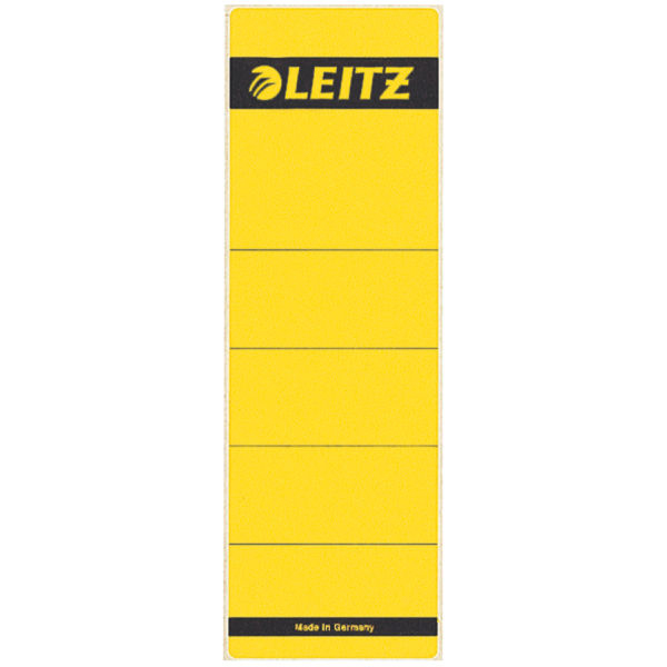 LEITZ Ordneretiketten 1642 gelb für 8,0 cm Rückenbreite, 10 St.