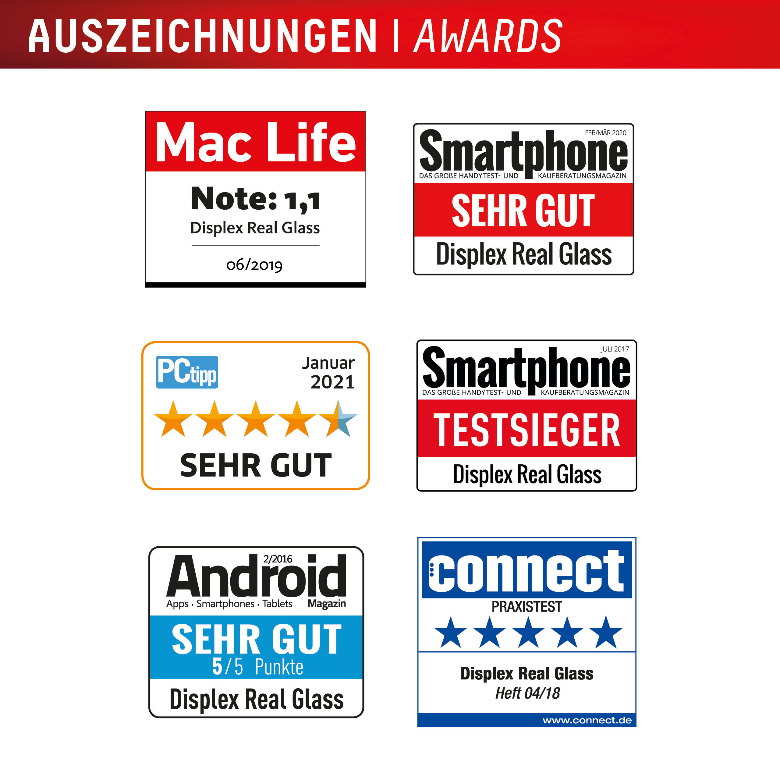 DISPLEX Schutzglas für Samsung Galaxy S24/S25