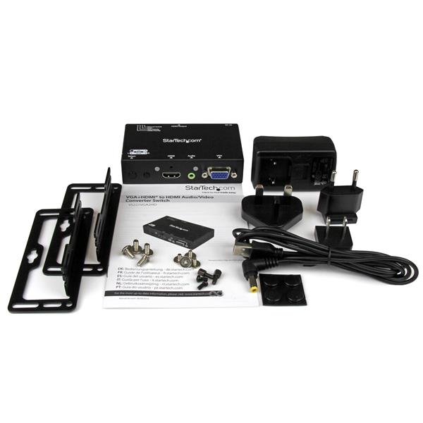 HDMI + VGA CONVERTER SWITCH .
