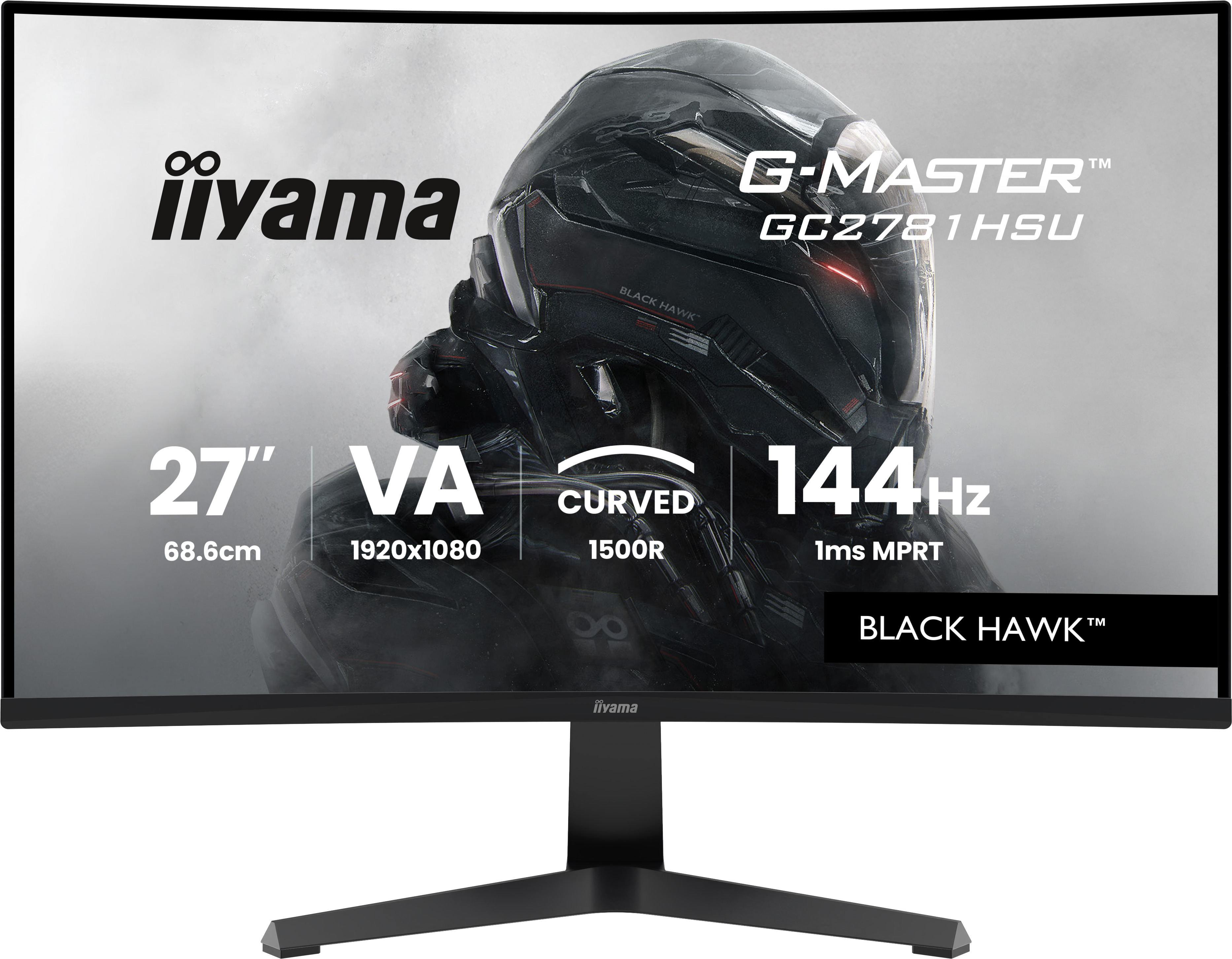 IIYAMA 68.6cm (27) GC2781HSU-B1 16:9 HDMI+DP Lift IPS