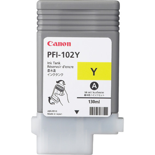 Patrone Canon PFI-102Y yellow