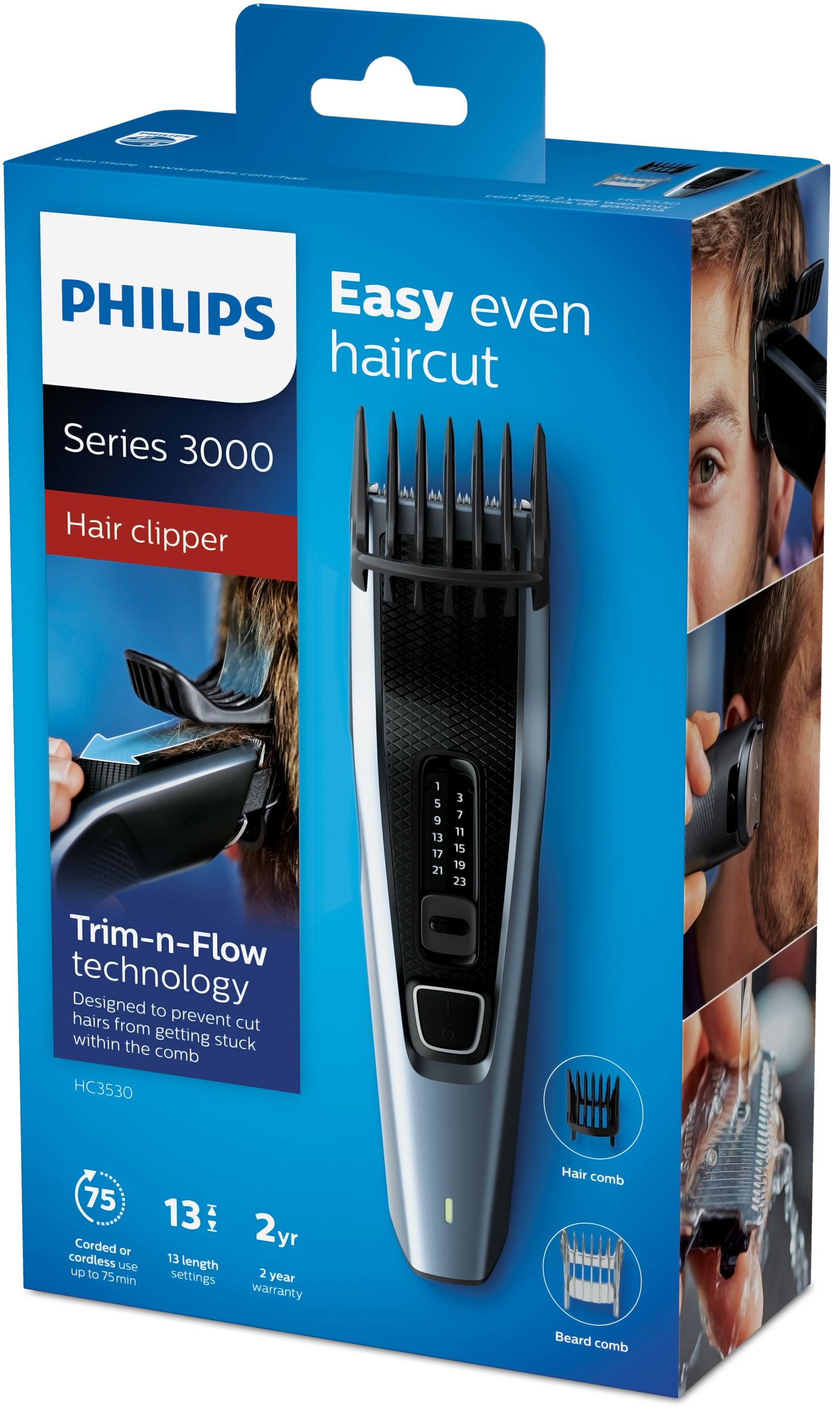 Hairclipper Series 3000 HC3530/15, Haarschneider