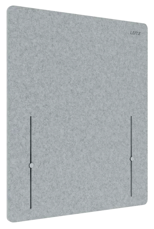 LEITZ Tischtrennwand 61220085, hellgrau 60,0 x 70,0 cm, 1 St.