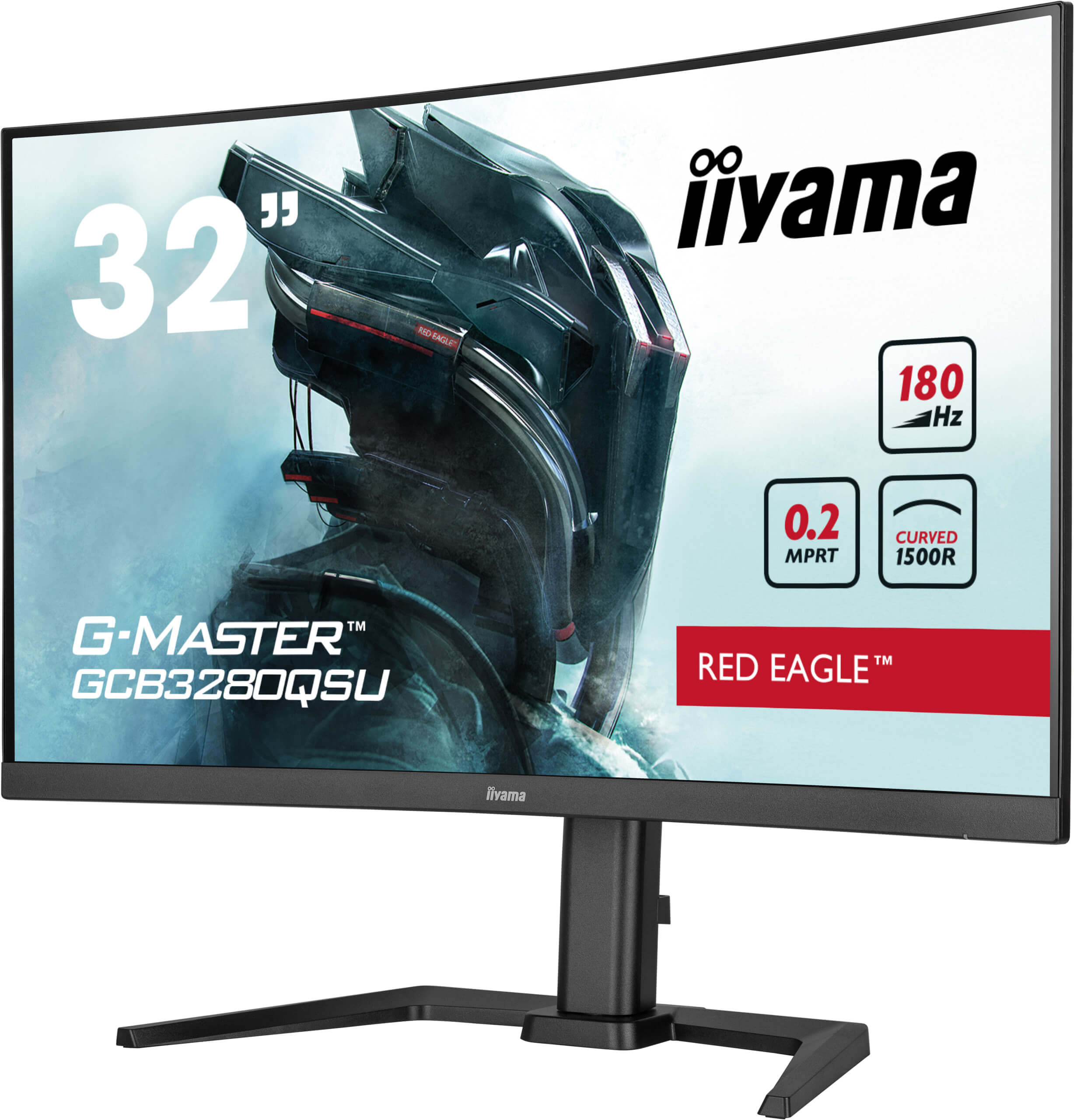 GCB3280QSU-B2 32 IN FHD CURVED 2560X1440 300CD 0.2MS HDM