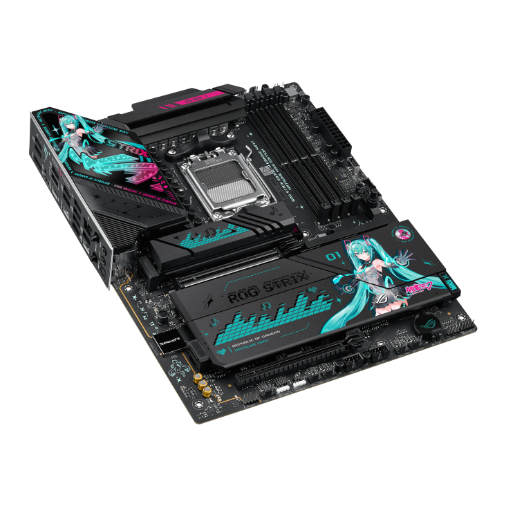 ASUS ROG STRIX X870E-H GAMING MIKU (AMD,AM5,DDR5,ATX)