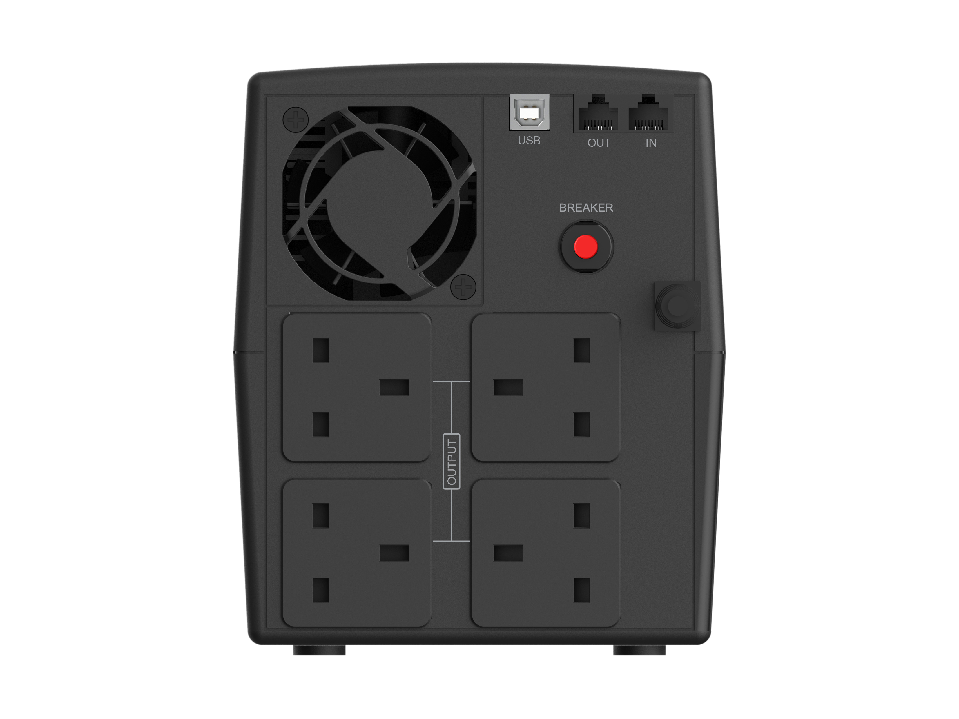 CONCEPTRONIC USV 1200VA/720W/4xUK/HID USB/RJ45in/Out/AVR sw