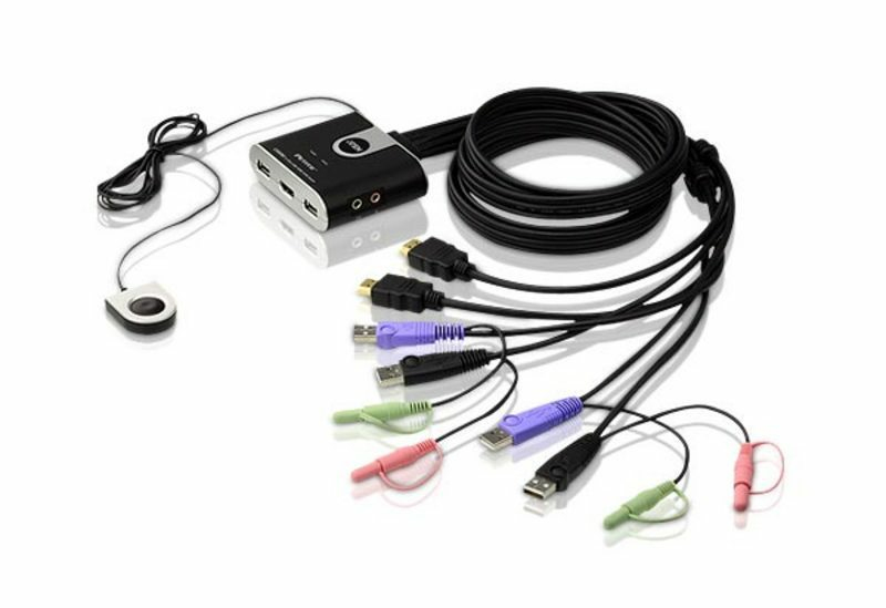 ATEN CS692 KVM Switch USB HDMI Audio 2 Ports