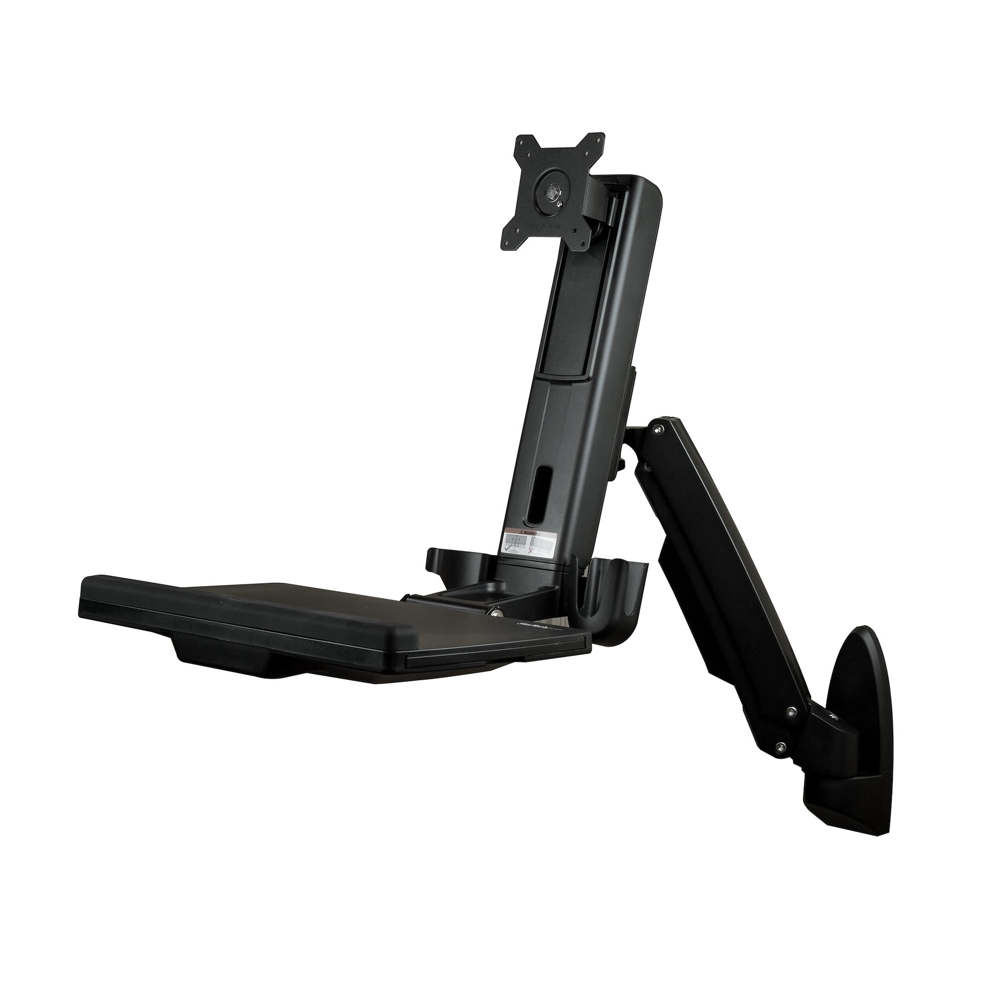 WALL MOUNTED SIT STAND DESK .