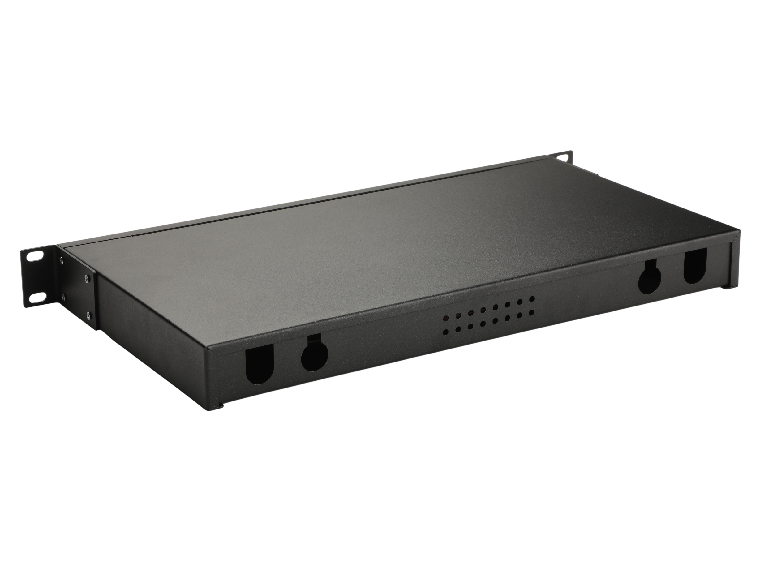 Equip LWL-Spleißkasten 24-Port SC-Duplex OM4 1U komplett sw