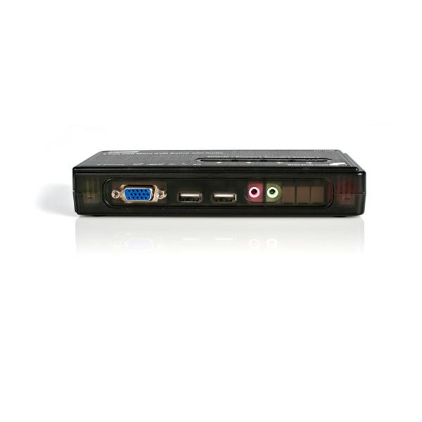 4 PORT USB KVM SWITCH + AUDIO IN